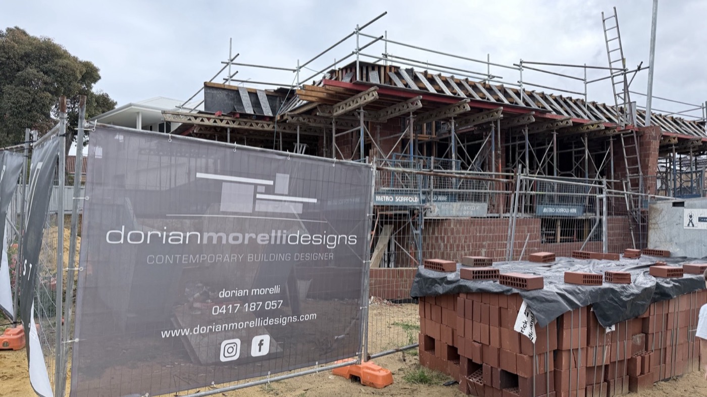 Dorian Morelli Designs project under construction